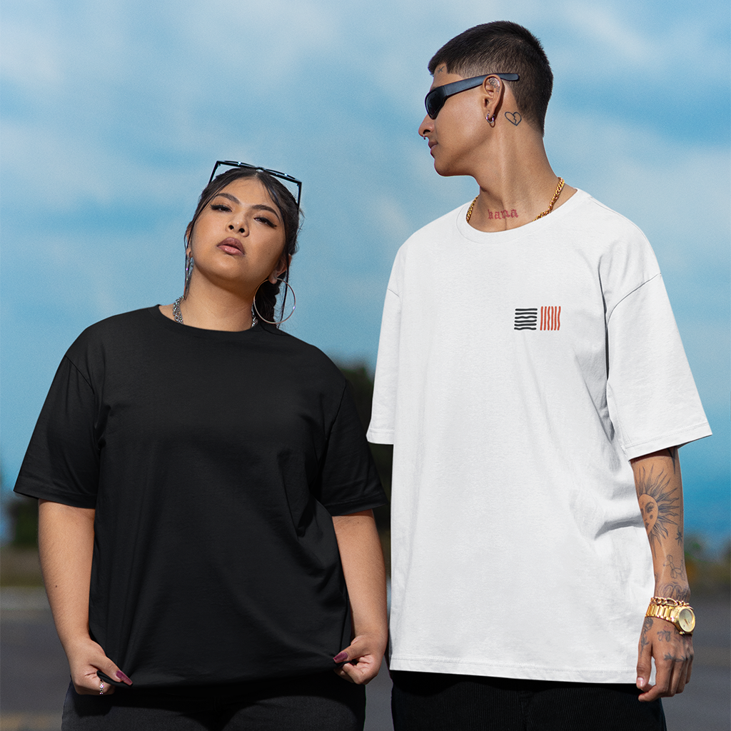 Camiseta oversize Lines