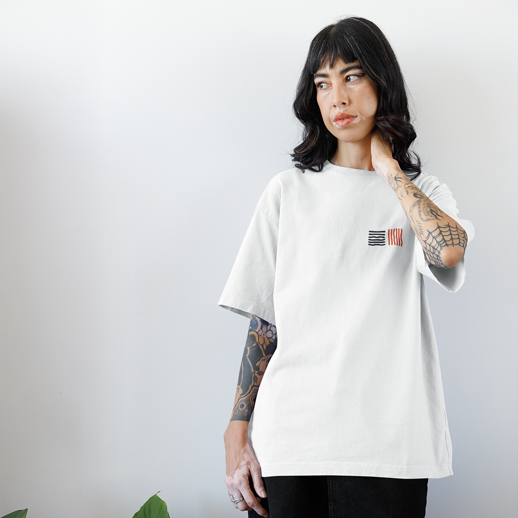 Camiseta oversize Lines
