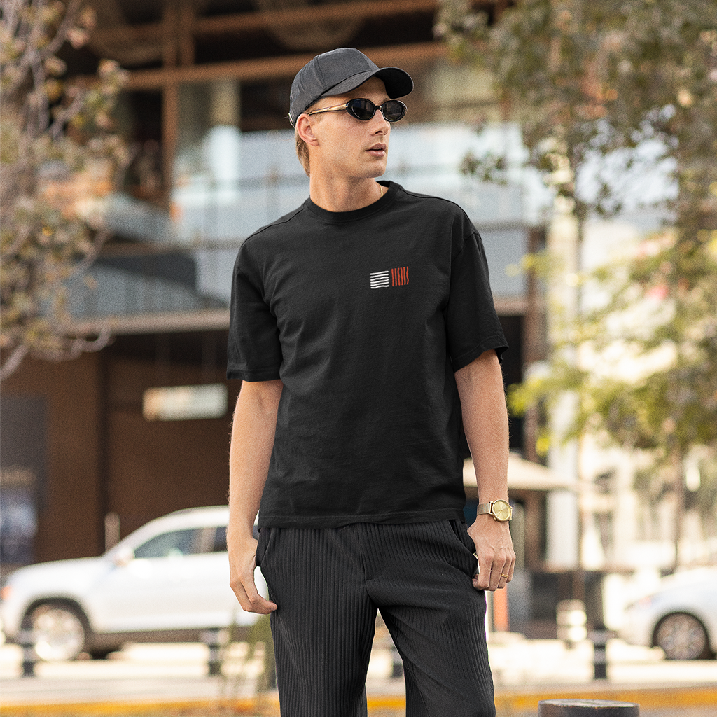 Camiseta oversize Lines
