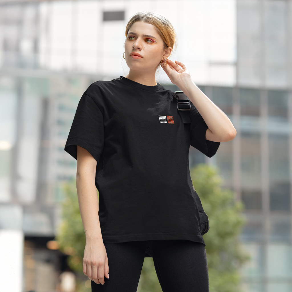 Camiseta oversize Lines