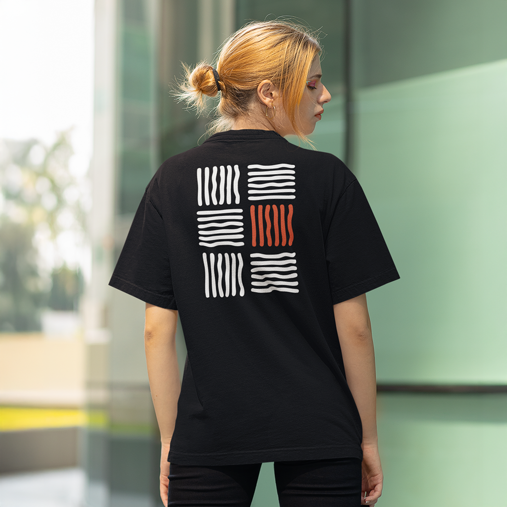 Camiseta oversize Lines
