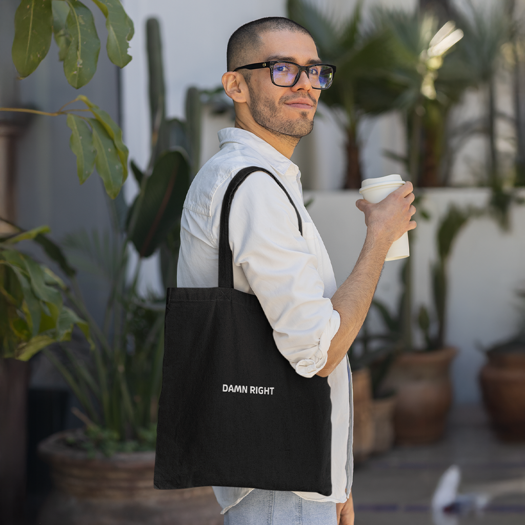 Eco tote bag - Damn right
