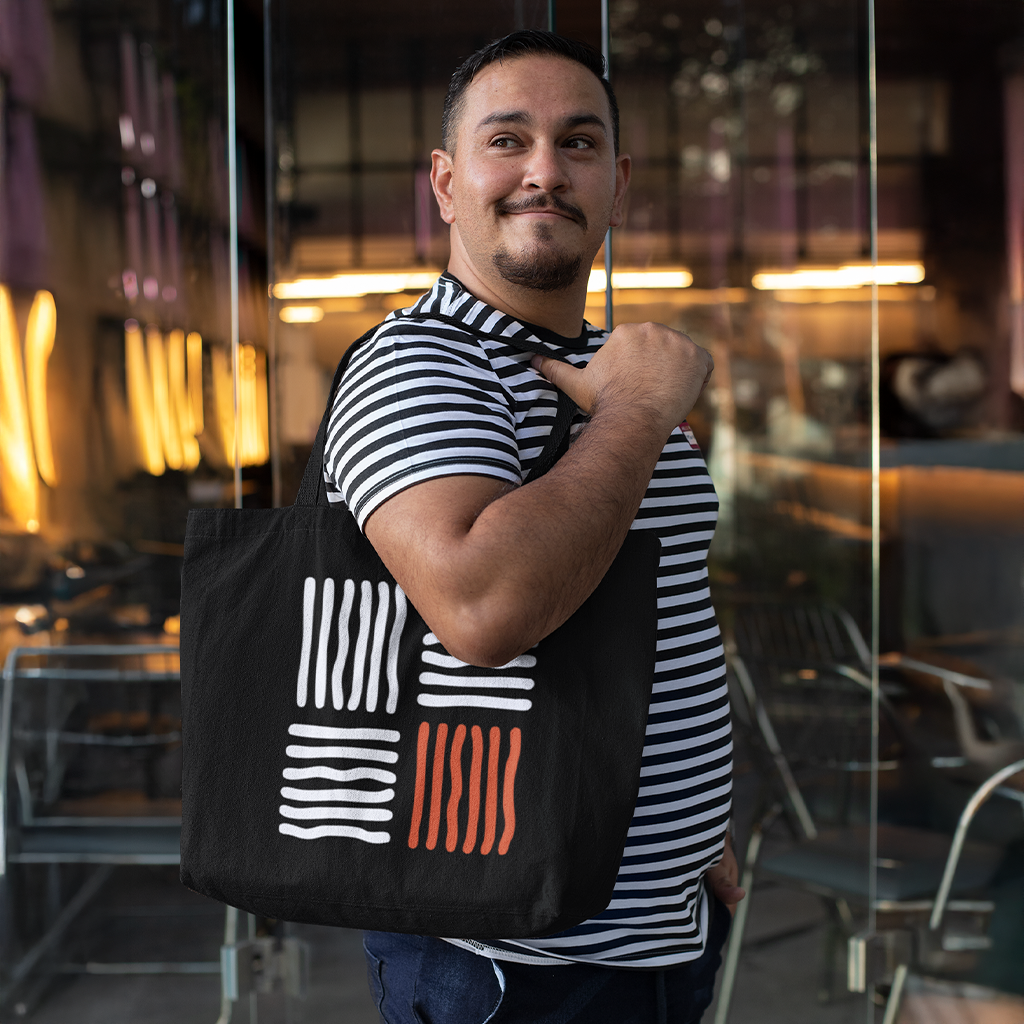 Eco tote bag Lines