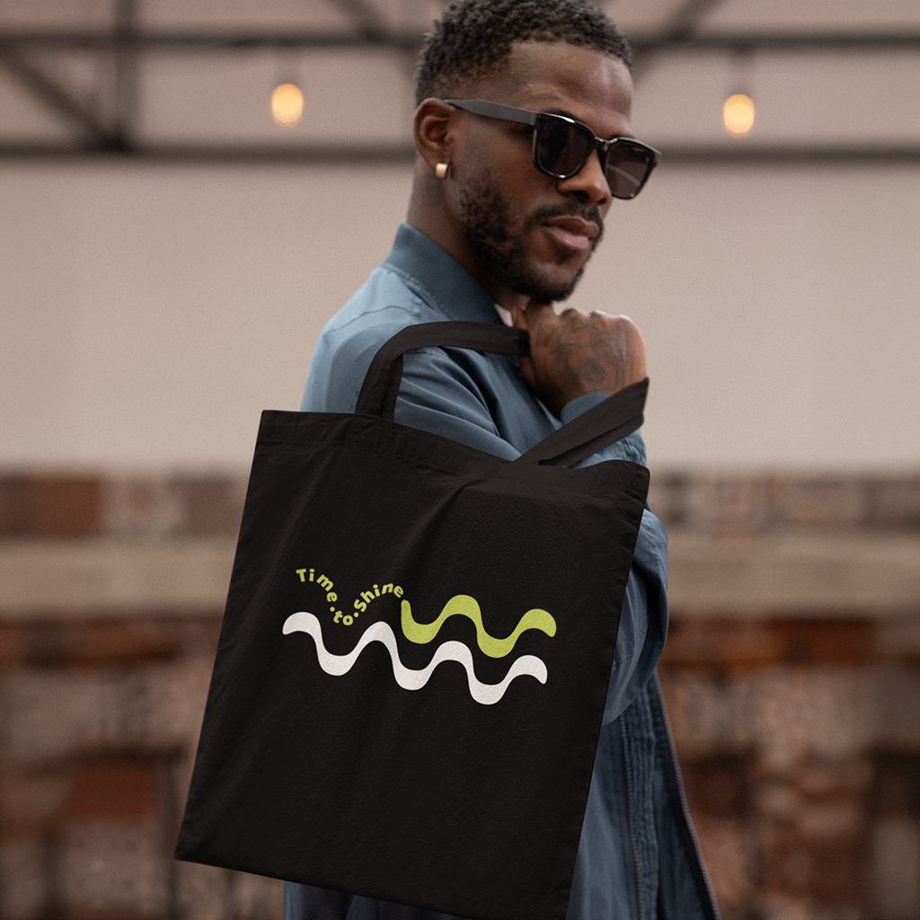 Eco tote bag - Time to shine
