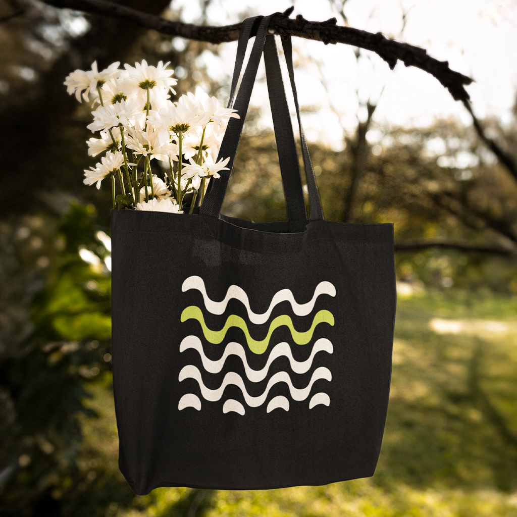 Eco tote bag Waves