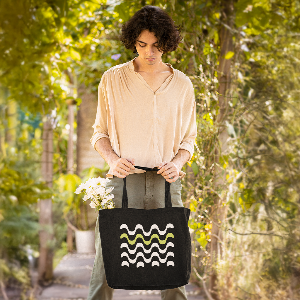 Eco tote bag Waves