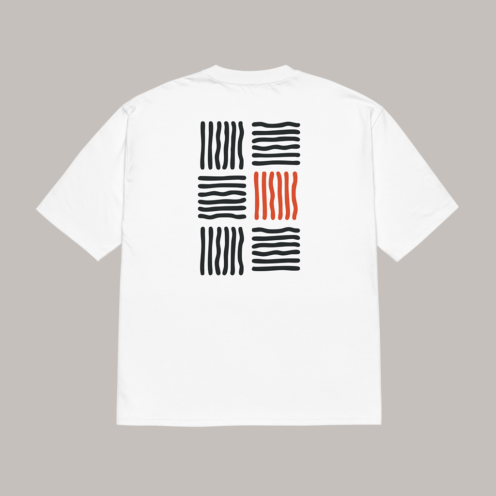 Camiseta oversize Lines