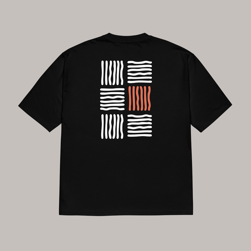 Camiseta oversize Lines