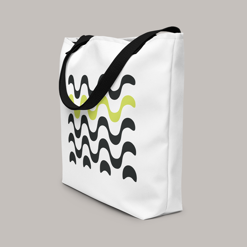 Tote bag Waves