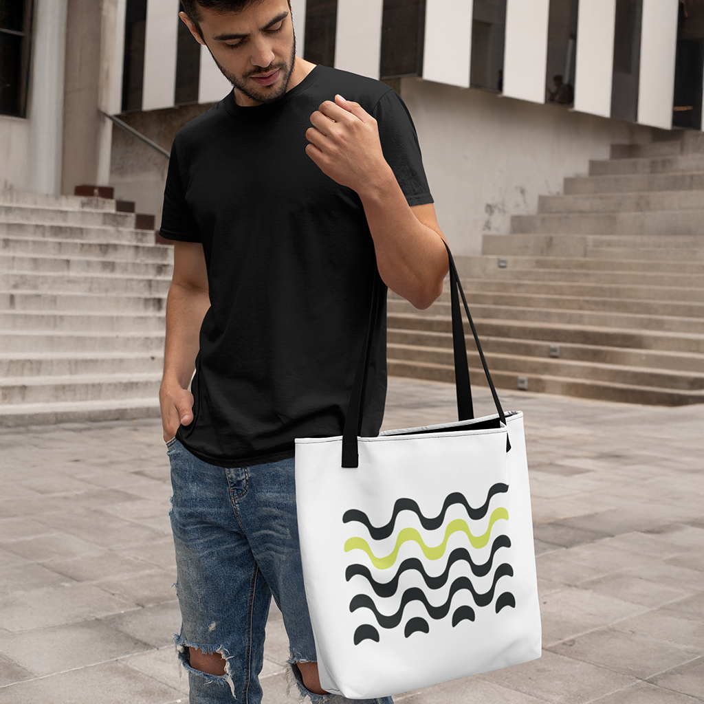 Tote bag Waves