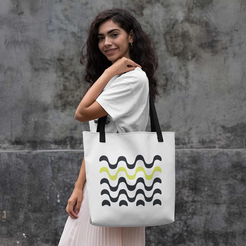 Tote bag Waves