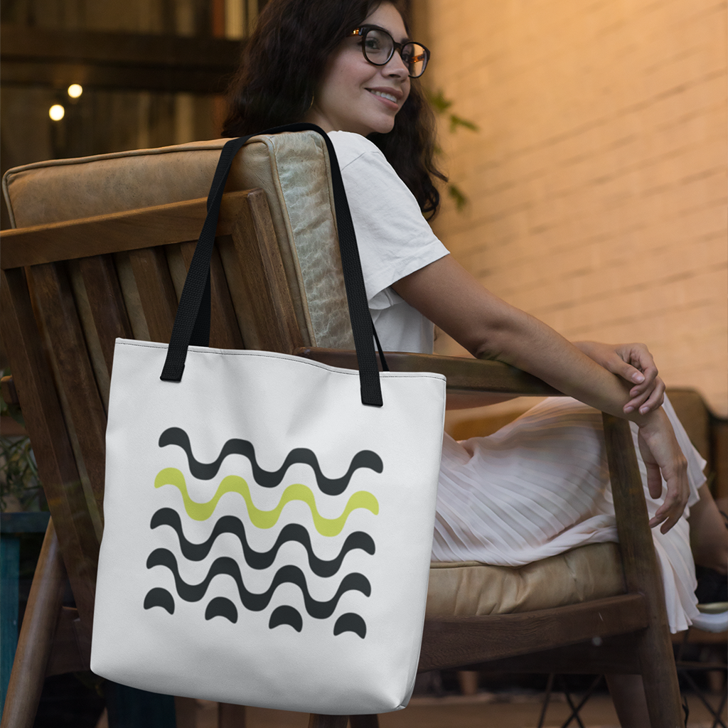 Tote bag Waves