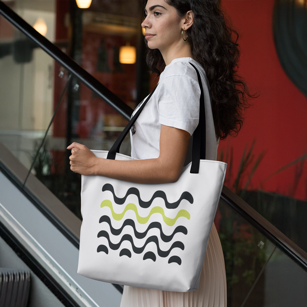 Tote bag Waves