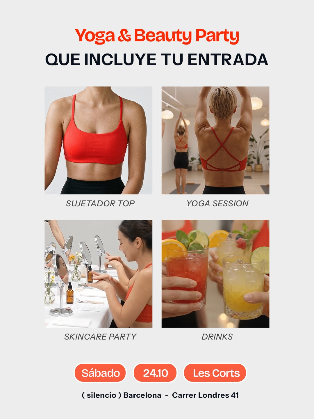 YOGA & Beauty Party · 24 Octubre · Silencio ✨