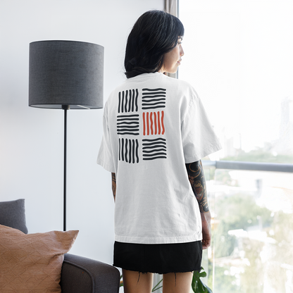 Camiseta oversize Lines