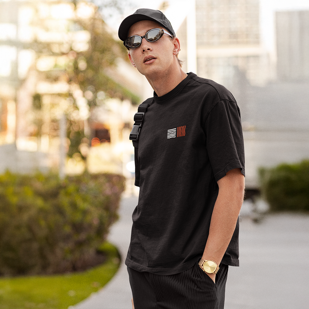 Camiseta oversize Lines