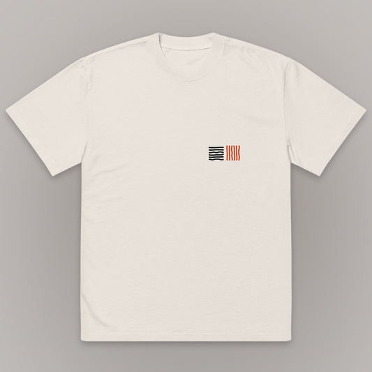 Camiseta Oversize - Lines Sand