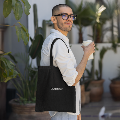 Eco tote bag - Damn right