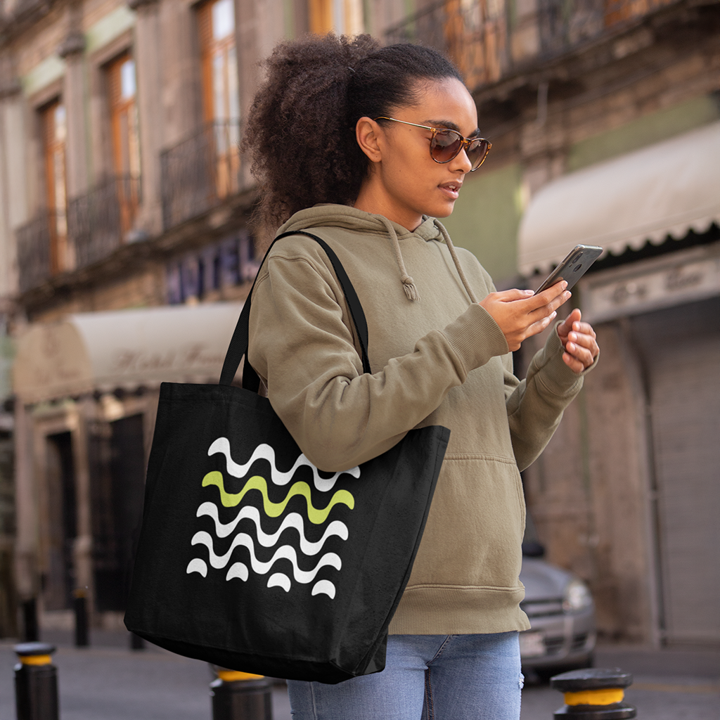 Eco tote bag Waves