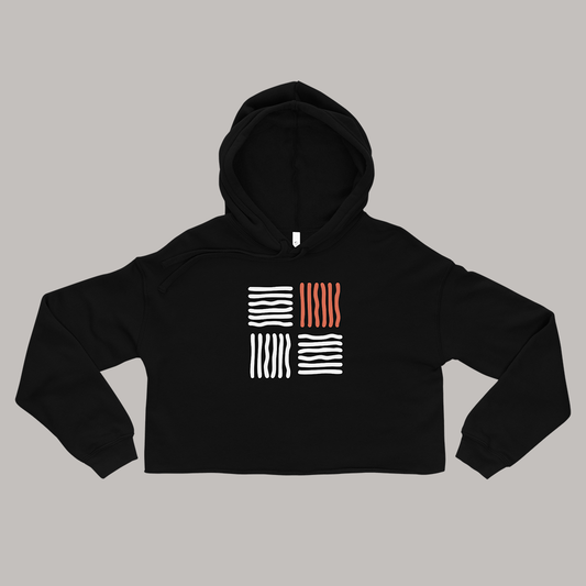 Sudadera crop - Lines