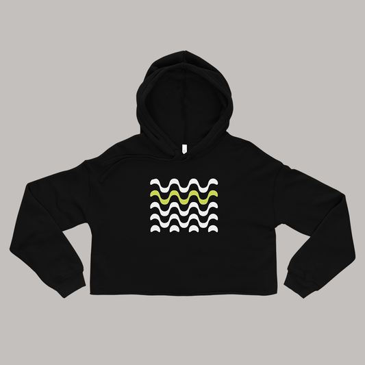 Sudadera crop - Waves
